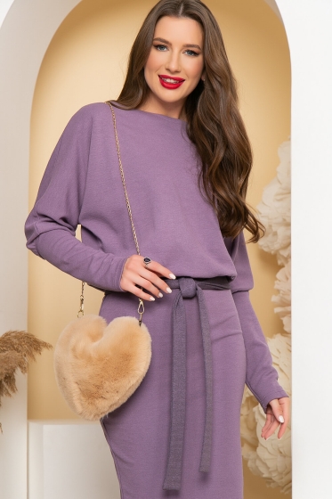 Платье "Панна-Котта" (ежевика) П4275