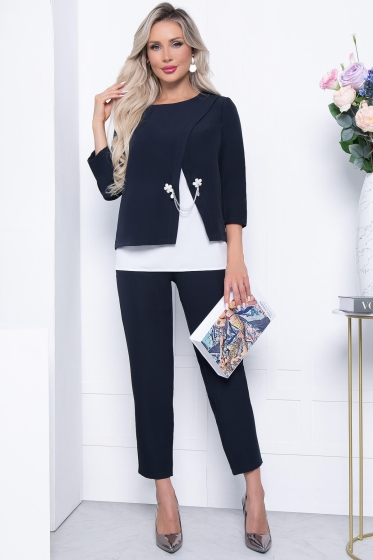 Костюм Стефания (темно-синий) К10904