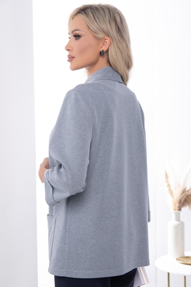 Жакет "Агата" НЬЮ Б7229 (серо-голубой)