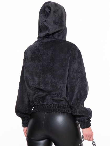 Худи "Вельвет" (блэк) Б2786