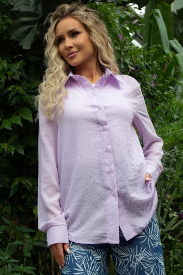 Рубашка Воздушное настроение (лаванда) Б13486-7М