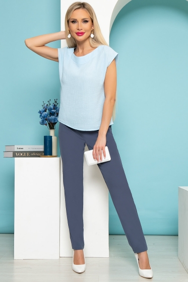 Блуза "Эми" (голубая) Б4021