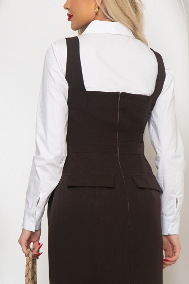 Сарафан "Кэти" (брауни) П4211