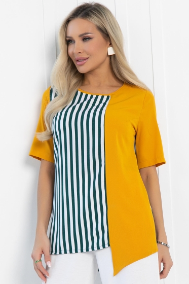 Блуза Надина (горчица) Б12958-24М