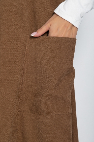 Сарафан В стиле бохо (коричневый) П10628