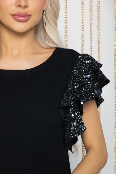 Платье Ракель (черное) П12191-36