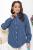 Рубашка "Оксана" (синяя) Б5240 Рубашка "Оксана" (синяя) Б5240