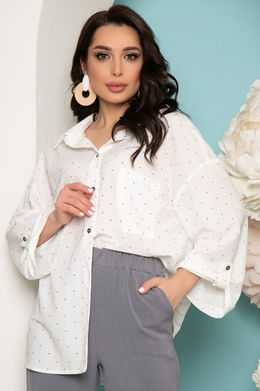 Рубашка "Бриана" (горох) Б3630
