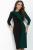 Платье Эванесса (черно-зеленое) П11835 Платье Эванесса (черно-зеленое) П11835