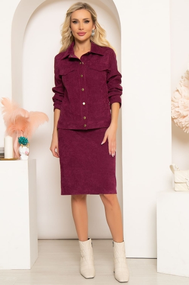 Костюм "В большом городе" (слива) К4019