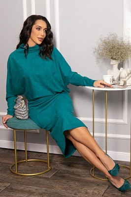 Платье Северина (зеленое море) П14571-12М