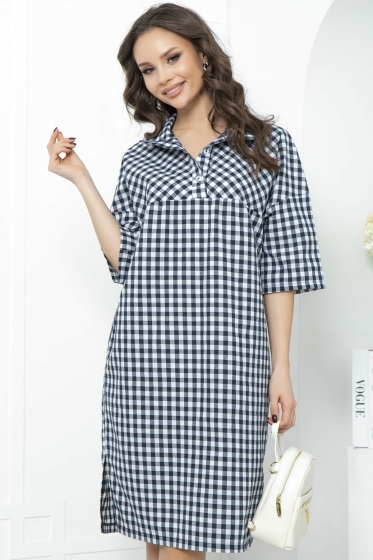 Платье "Капитолина" (блю) П5688