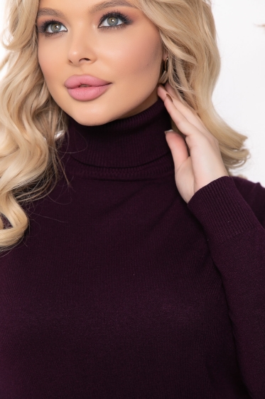 Водолазка Зимняя история (слива) Б14532-20М