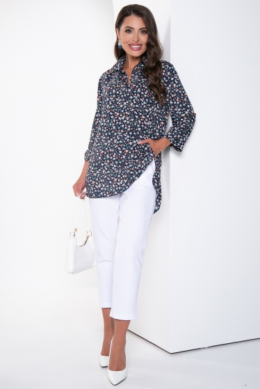 Рубашка "Классика времени" (мелкий цветочек) Б2477