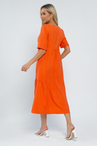 Платье Воздушный поцелуй (оранжевое) П13490-18М