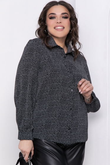 Блуза "Алтея" (черная) НЬЮ Б8598