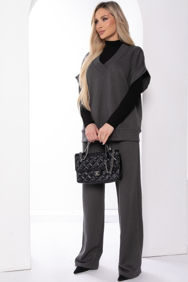 Костюм Уютный шарм (серый) К12468-5