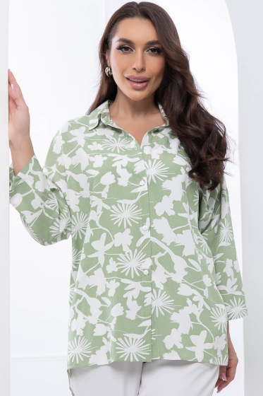 Блуза "Мадлен" (хаки) Б6076