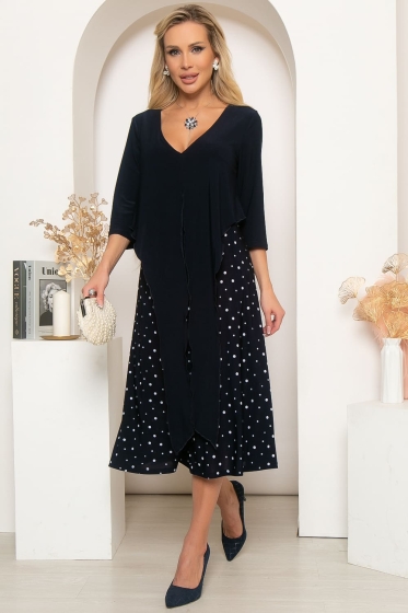 Платье "Эстель" (блю) П4060