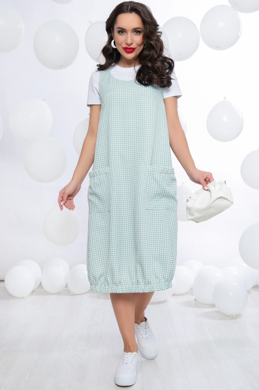 Сарафан "Жаркое лето" (мята) П5383