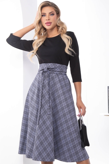 Платье "Бенефис" (клетка) П5017