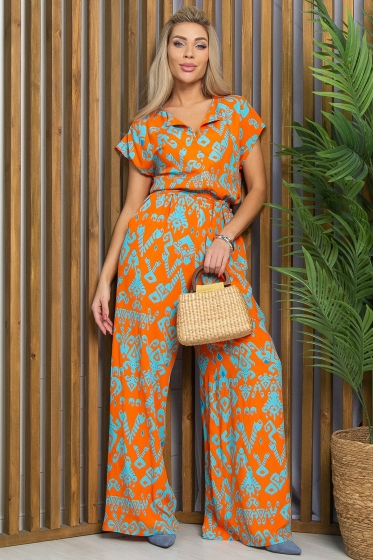 Комбинезон Сезария (оранжевый) К13503-5М