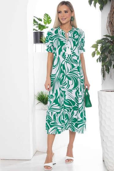 Платье "Круиз" (зеленый) П10266