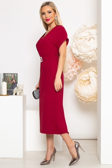 Платье "Герда" (бордо) П3953