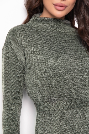 Платье "В ритме мегаполиса" (грин) П8000