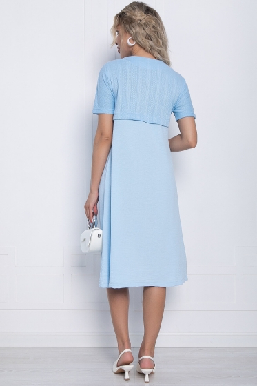 Платье Терри (голубое) П10997