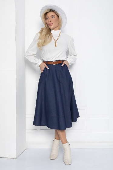 Юбка Уверенная грация (джинс) Ю12335-2