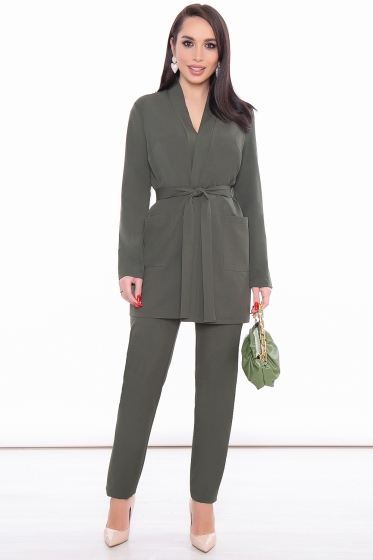 Костюм брючный "Хайди" (хаки) К3227
