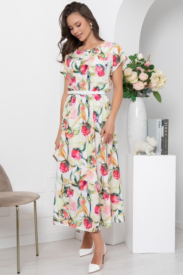 Платье "Кейтлин" (пионы) П6050