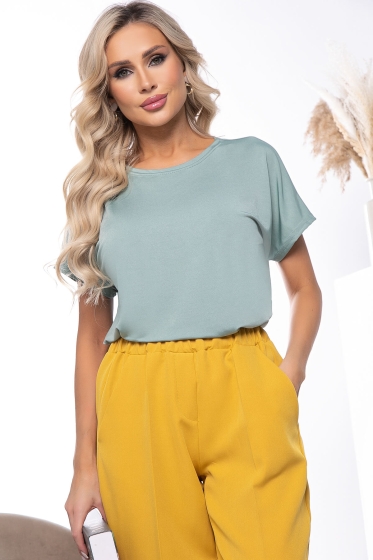 Блуза "Юнона" (фисташка) Б7636