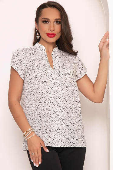 Блуза "Лепесток" (горох) Б4183