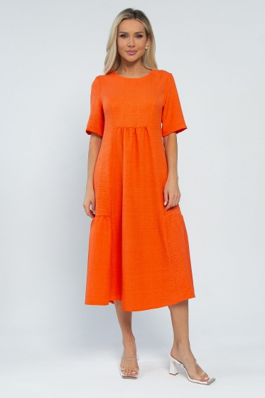 Платье Воздушный поцелуй (оранжевое) П13490-18М