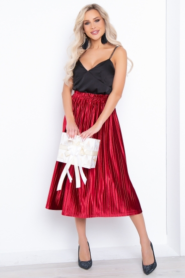 Юбка "Подиум" (рубин) Ю2912