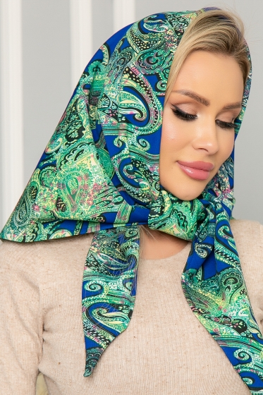 Косынка с подворотом (пейсли) КП05