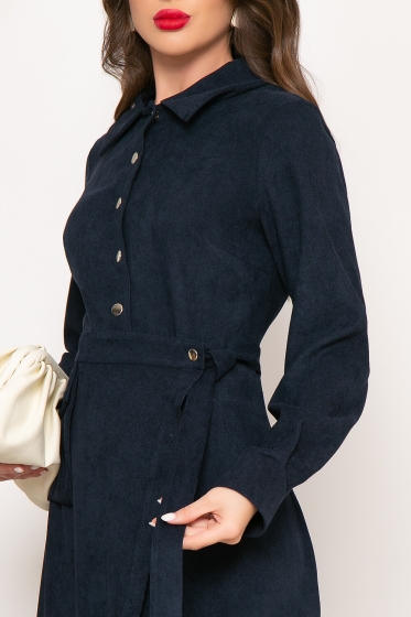 Платье "Злата" (темно-синее) П4247