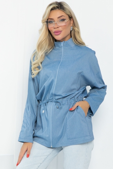Жакет Эсми (голубой меланж) Б12989-44М