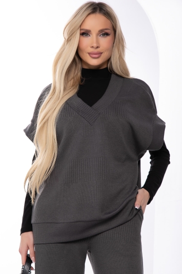 Костюм Уютный шарм (серый) К12468-5