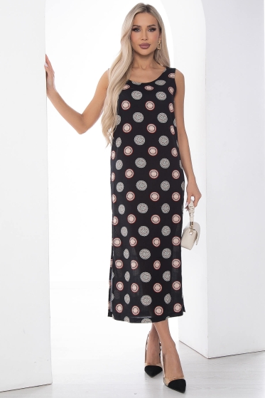 Сарафан Вечерняя звезда черный П10096