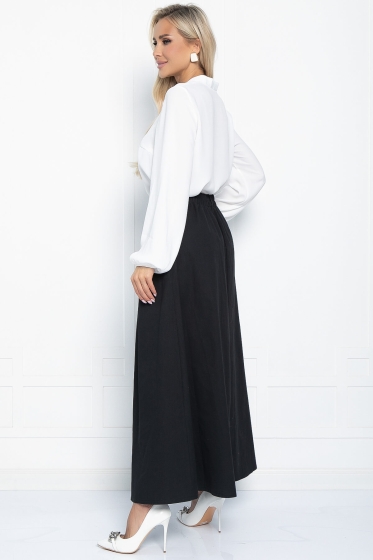 Юбка Гетта макси (черная) Ю11182