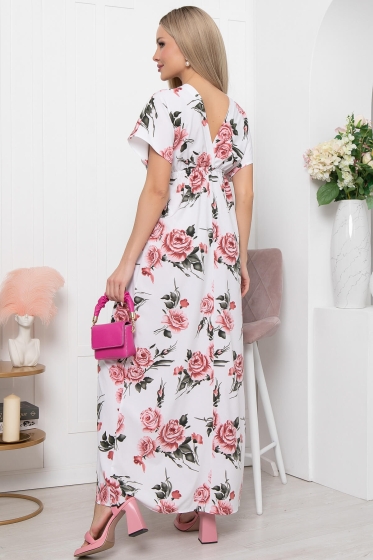 Платье "Лана" (вайт) П6095