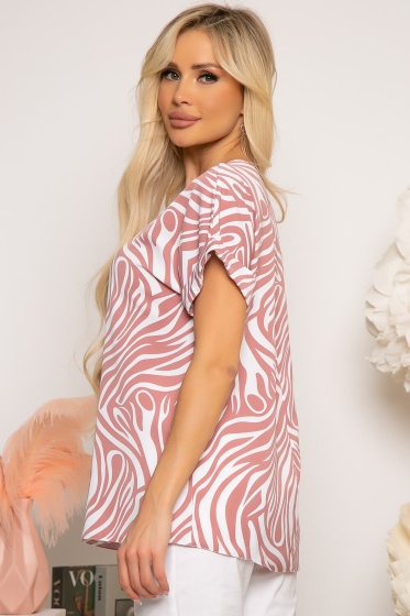 Блуза "Амади" (пыльная роза) Б3880