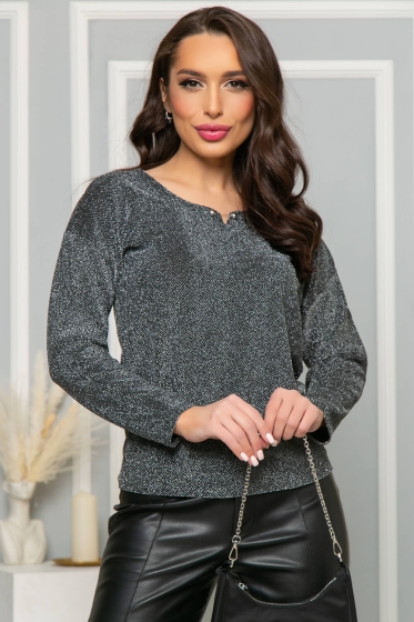 Блуза "Ровена" (грей) Б4883