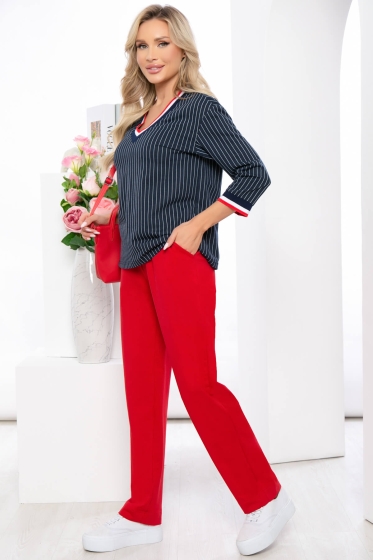 Костюм "Линдси" (рэд энд блю) К5419