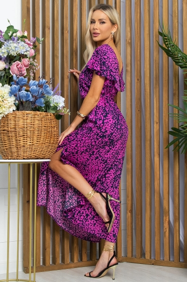 Платье Вечер свиданий (сине-малиновое) П13319-16М