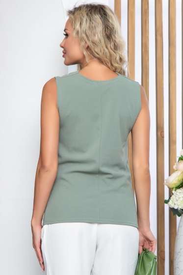 Топ "Будь собой" (олива) Б5250