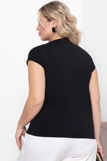Блуза "Энни" (блэк) Б6024